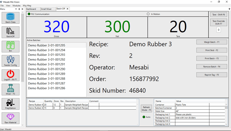 Image of Batch Off Screen.