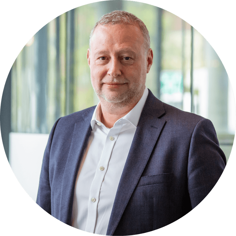 Portrait photo of Ian Wilson, CEO of HF GROUP.