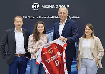 The HF MIXING Group will be the sponsor of the third division handball team TuS Ferndorf from the 2023/2024 season.