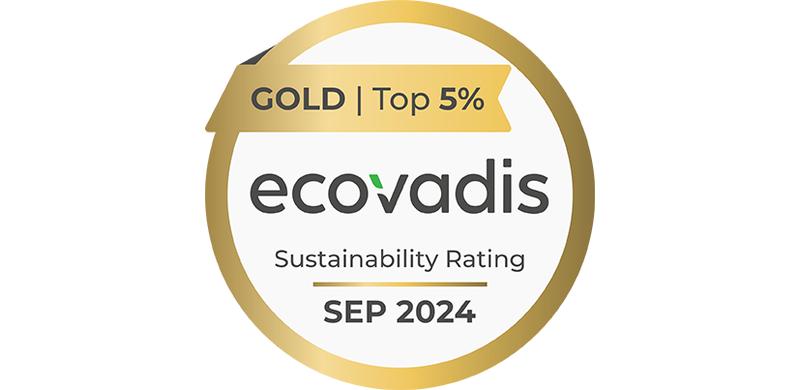 EcoVadis-Goldmedaille